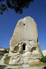 Tuff church, Rose Valley, Cappadocia, Turkey, Asia