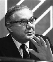 The City of London and politicians on 16.2.1974 .James Callagan (Labour), GBR, Great Britain