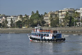 Excursion boat, Mumbai, Maharashtra, India, Asia