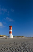 Lighthouse on Düne Island, Helgoland, Germany, Europe