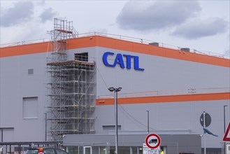 Battery plant of the Chinese company CATL in Arnstadt, Thuringia