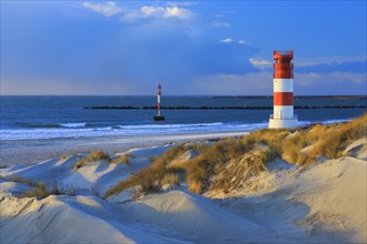 Lighthouse on Düne Island, Helgoland, Germany, Europe