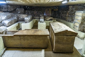 Tombs in the Agios Lazaros Church in Larnaka, Cyprus, Europe