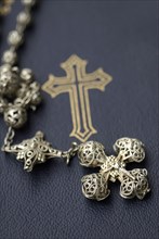 Rosary on bible, rosary chain