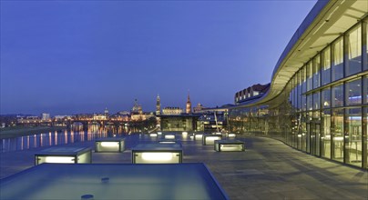 View of Dresden's old town from the congress centre