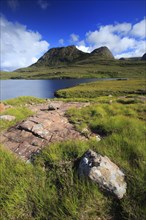 Loch Bad a' Ghaill, Sutherland, Scotland, United Kingdom, Europe