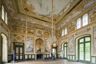 (Copyright © Sylvio Dittrich +49 1772156417) Bergpalais Schloss Pillnitz, with chinoiserie painting