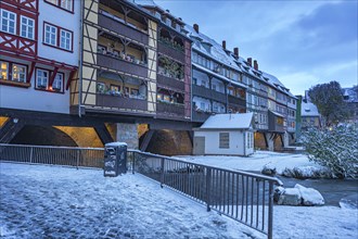 Krämerbrücke in Erfurt, Thuringia, Germany, Europe