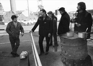 The Strike Action of the Miners' Strike and Their Everyday Life from 11-15 February 1974 in