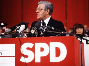 Dortmund. Party Congress of the Social Democratic Party of Germany (SPD) on 29. 6. 1983 in the