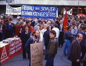 Siegen on 10. 10. 85, Luwigsahafen on 14. 85, Dortmund on 11. 12. 1985 and 19. 1985, The intention