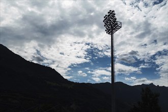 Stadium light poles