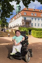 Wheelchair user in Lichtenwalde