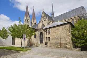 St. Stephanus and Sixtus Cathedral, Halberstadt, Harz Mountains, Saxony-Anhalt, Germany, Europe