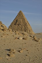 Pyramid in Nuri, Northern, Nubia, Sudan, Africa