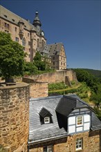 The Landgrave's Castle on the Schlossberg, Marburg an der Lahn, Hesse, Germany, Europe