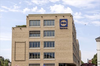 TeamViewer headquarters with company logo, remote maintenance software, Bahnhofsplatz Göppingen,