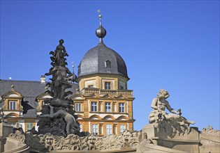 Seehof Castle, summer residence of the Bamberg prince-bishops, Memmelsdorf, Bamberg district, Upper