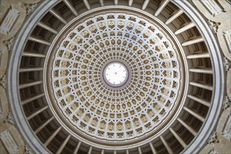 Dome, monument Befreiungshalle Kehlheim, round hall with dome, 45 m high, 29 m diameter,