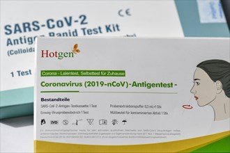 Covid-19 antigen test kits, Sars-CoV-2, Corona virus, pandemic, Germany, Europe