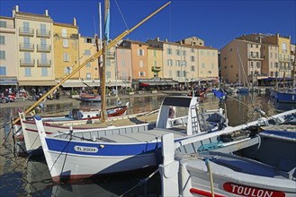 Port of Saint Tropez, Var, French Riviera, Provence-Alpes-Cote d'Azur, France, Europe