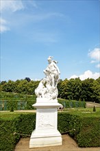 Marble figure, Sanssouci Palace Park, Potsdam, Brandenburg, Germany, Europe