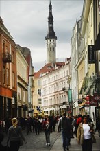 The urban and picturesque appearance of the Estonian capital Tallinn here on 18/09/2018 is a