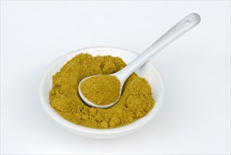 Curry powder in bowl, curry