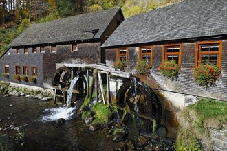 Hexenloch watermill, Furtwangen, Black Forest, Baden-Württemberg, Hexenmühle, Hexenlochmühle,