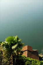 View of Lake Lugano, Gandria, Ticino, Switzerland, Europe