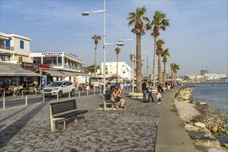 Waterfront in Paphos, Cyprus, Europe