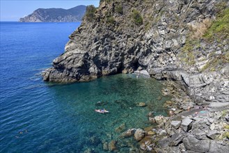 Corniglia Rock Bay, Cinque Terre, Province of La Spezia, Liguria, Italy, Europe