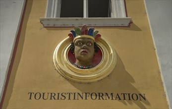 Former Mohrenapotheke, today tourist information centre, Marktplatz, Weißenfels, Saxony-Anhalt,