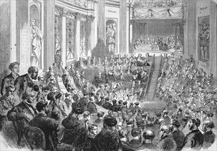 Meeting of the French Academy of 23 April 1868, reception by Mr Jules Favre, Historical, digitally