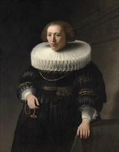 Portrait of a Woman, probably a Member of the Van Beresteyn Family, Painting by Rembrandt van Rijn