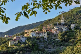 Mountain village near Levanto, Cinque Terre, Province of La Spezia, Liguria, Italy, Europe