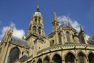 Cathedral Notre-Dame, Bayeux, Calvados, Basse-Normandie, France, Europe