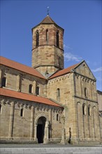 Romanesque parish church of St. Peter and Paul, Rosheim, Bas-Rhin, Alsace, France, Europe