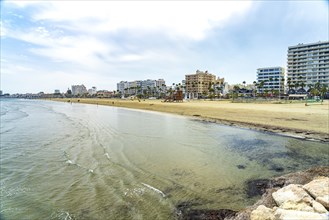 Finikoudes Beach in Larnaka, Cyprus, Europe