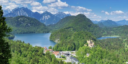 Hohenschwangau Castle, Romantic Road, Ostallgäu, Bavaria, Germany, Europe