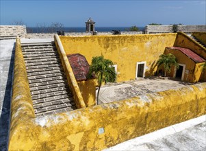 Spanish colonial military architecture, Fort San Jose el Alto, Campeche, State of Campeche, Mexico,