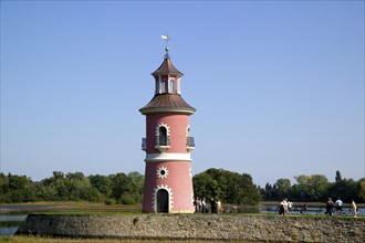 Moritzburg lighthouse at the Fasanenschlösschen, Around 1800, the area surrounding the castle was