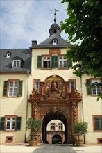 Inner courtyard of the castle, deer wing, Bad Homburg, Hesse, Germany, Europe