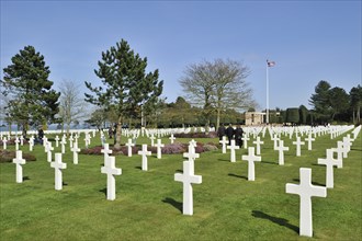 The Normandy American Cemetery and Memorial is a World War II cemetery and memorial in