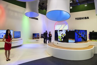 Toshiba stand, IFA, International Consumer Electronics Fair 2022, Berlin, Germany, Europe