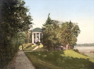 The Temple of Venus in the Park of Wörlitz, Saxony-Anhalt, Historic, digitally enhanced