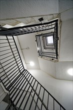 Staircase, interior, Leipzig, Saxony, Germany, Europe