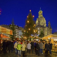 Christmas market on Dresden's Neumarkt square