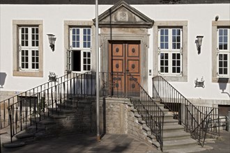 Entrance area of Bad Münder town hall Germany