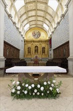 Se Cathedral, Main altar, Faro, Algarve, Portugal, Europe